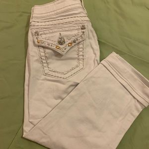 MissMe White Jeans
